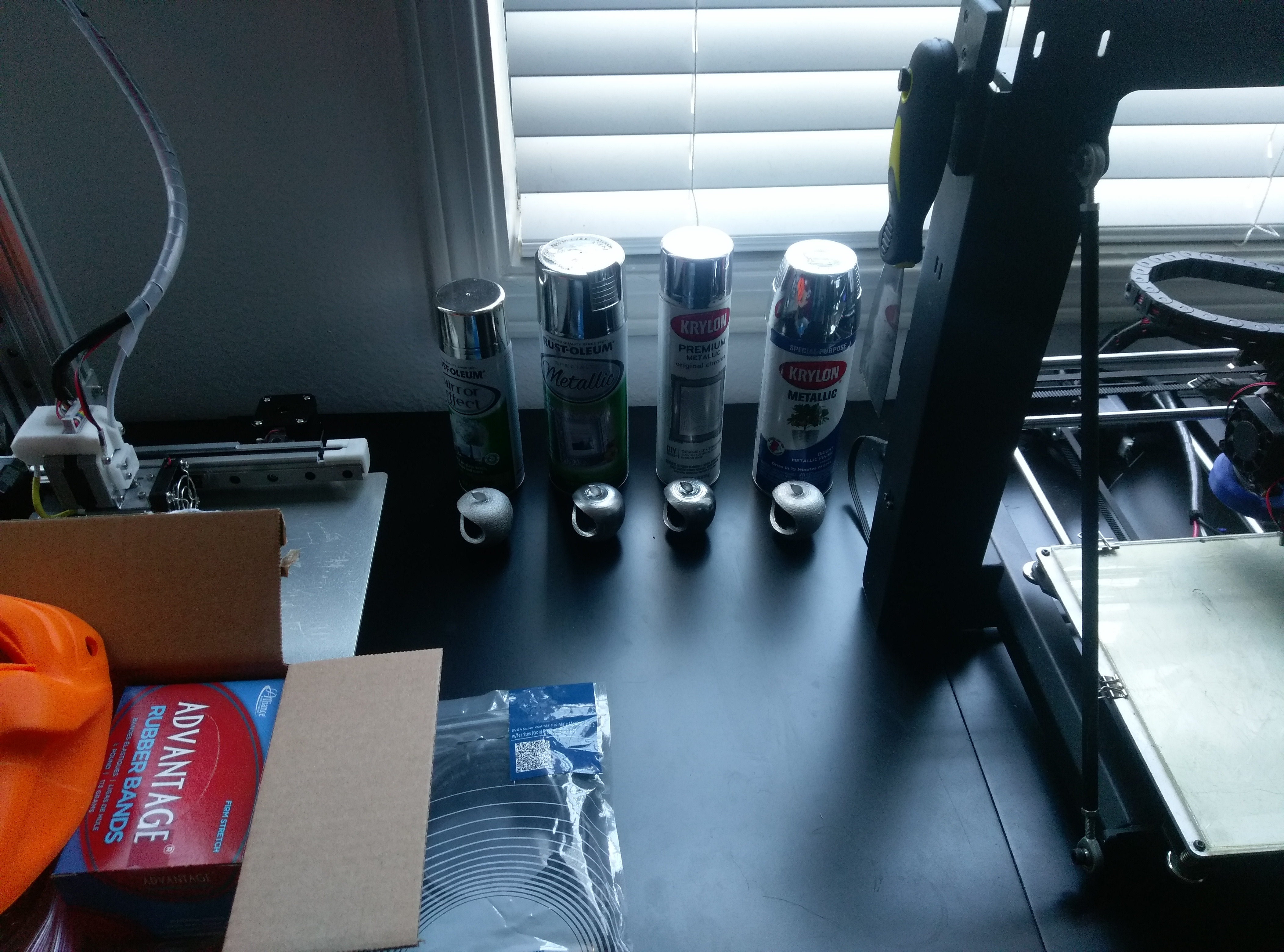 Chrome Spray Paint Test
