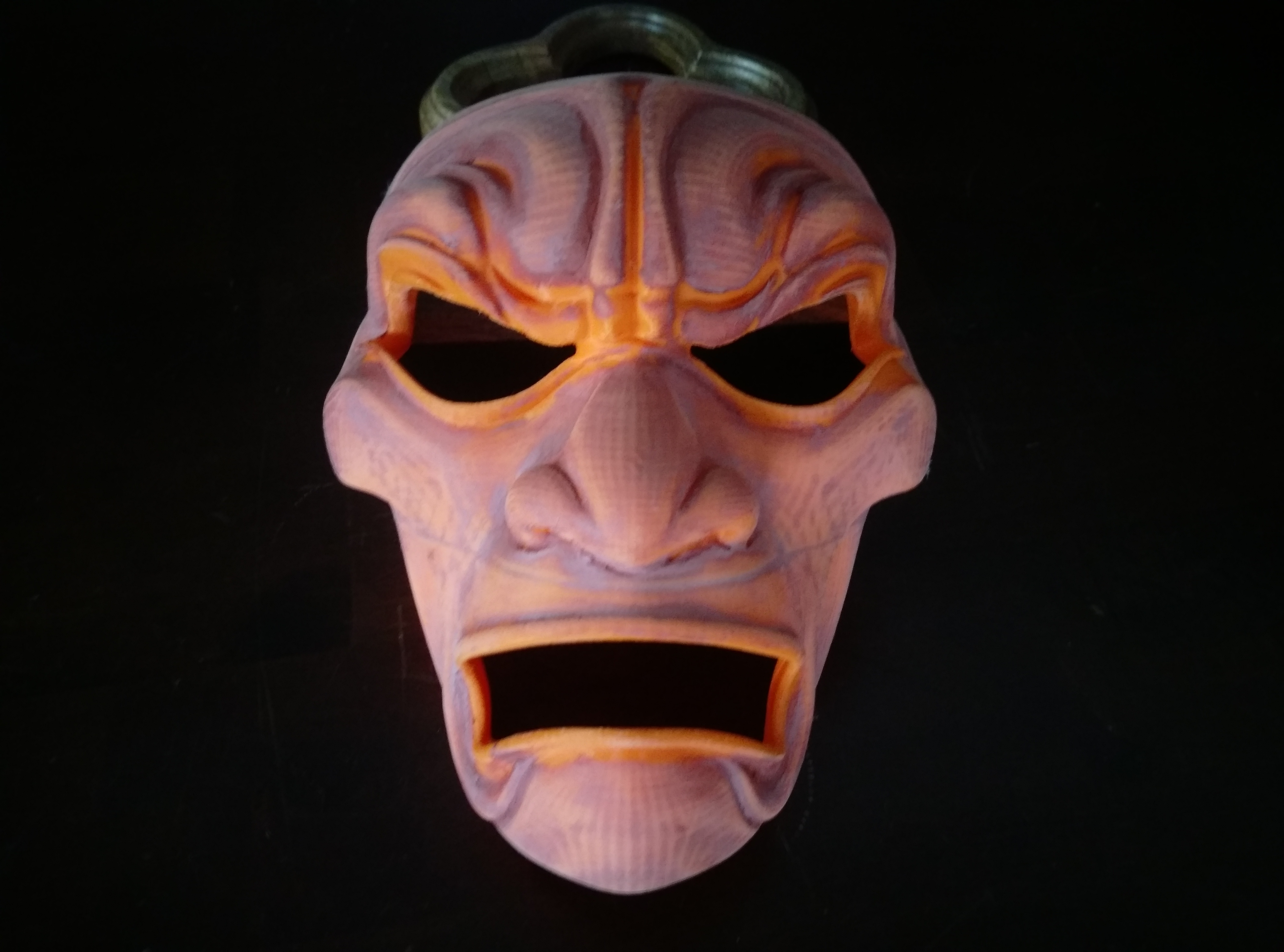 3D Printed Mask Bondo Sanded