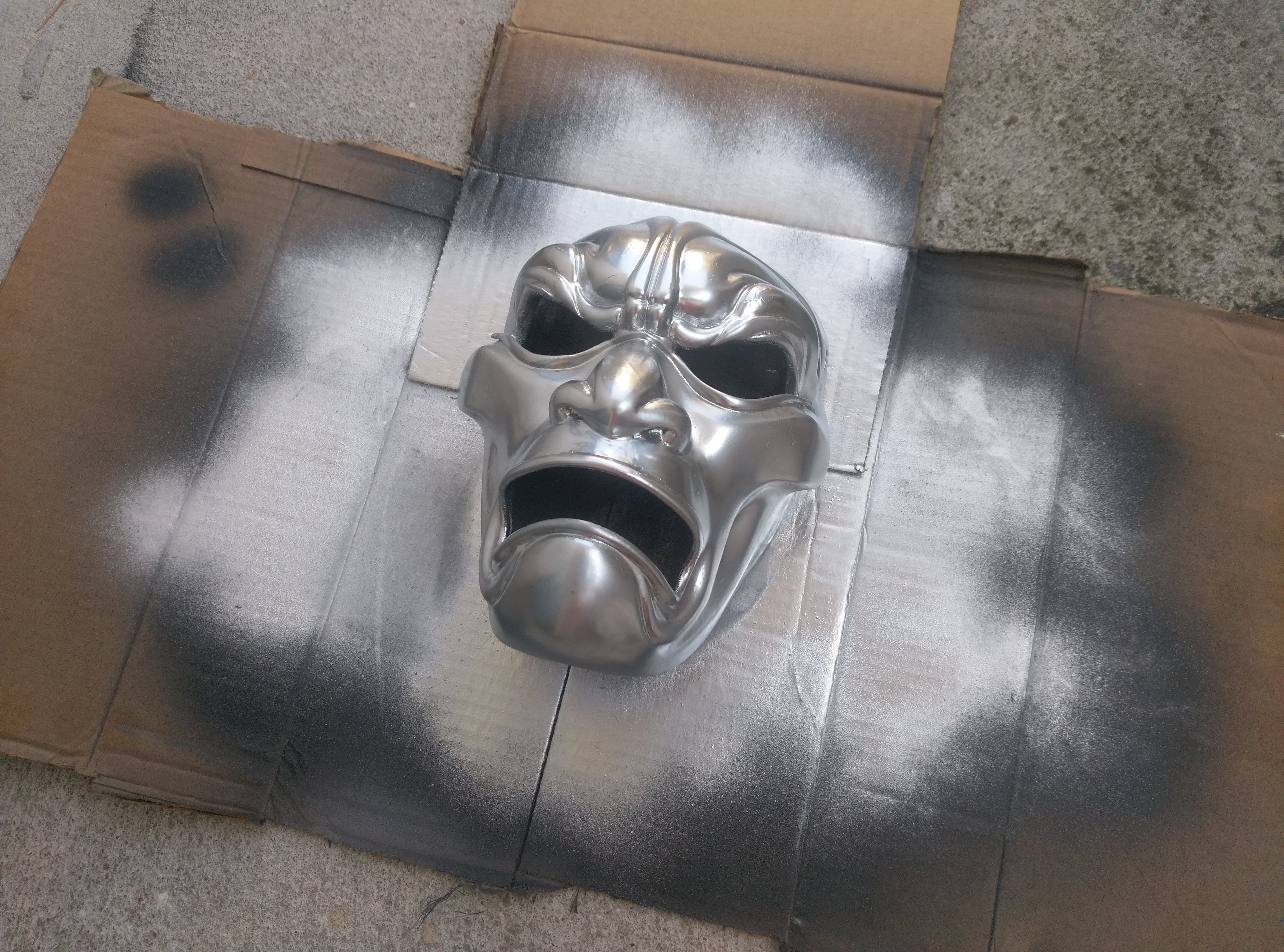 3D Printed Mask Painted