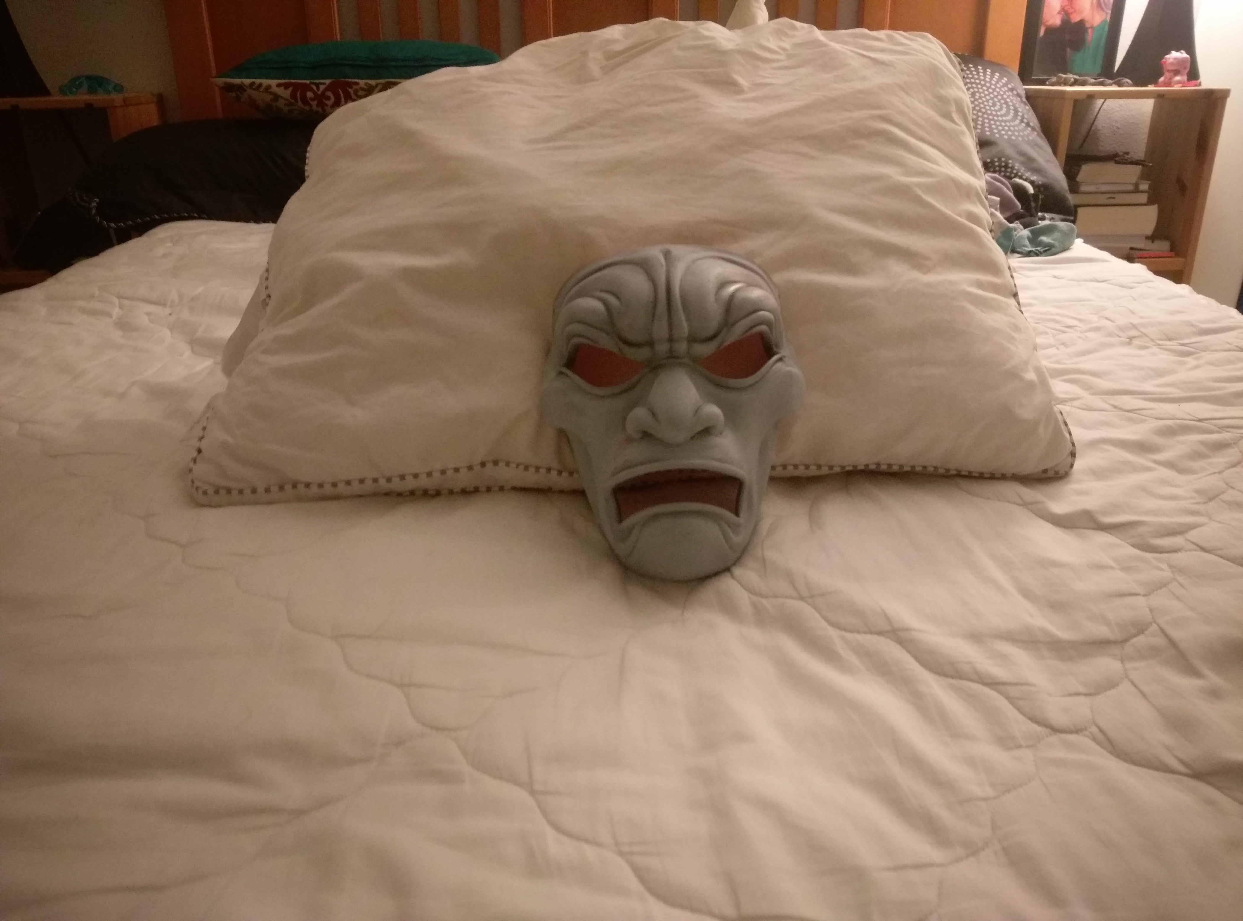 3D Printed Mask Sanded Primer