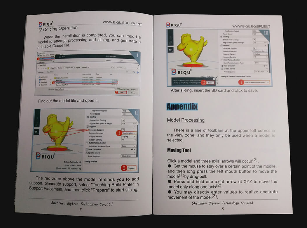 BIQU Magician Instruction Manual Page 1