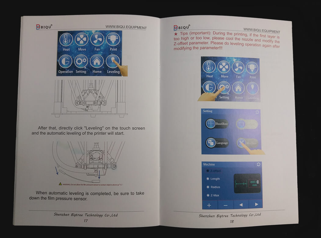BIQU Magician Instruction Manual Page 1