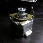 Stepper Motor Dampers Pulley Installed