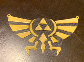 Fabric Zelda Hyrule Crest