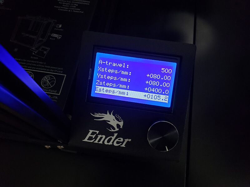 Calibrate Extruder Steps EEPROM