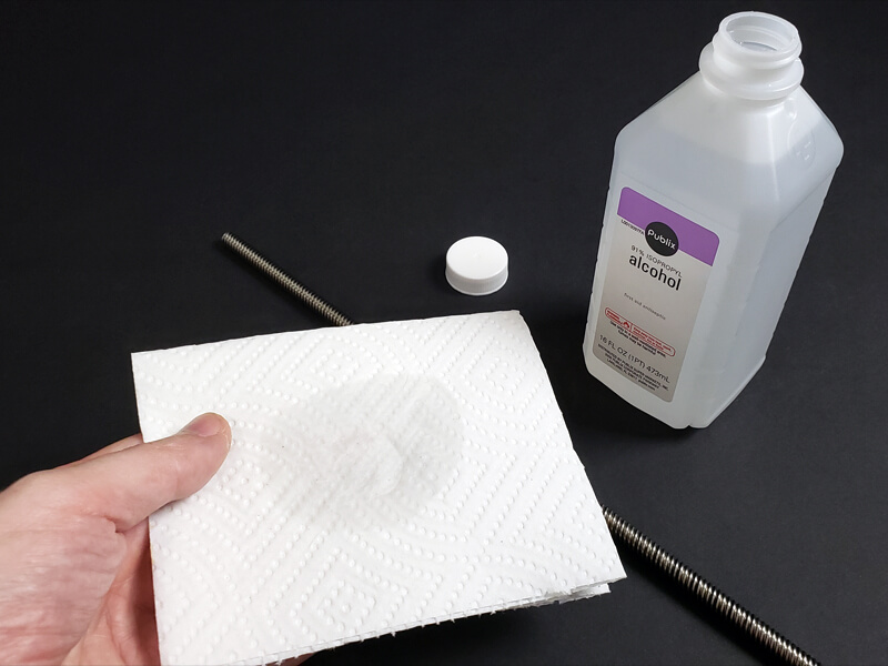 Isopropyl Alcohol Lead Screw Degreaser