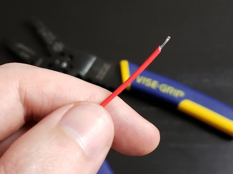 22 AWG Wire Stripped
