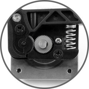 Creality single drive gear extruder